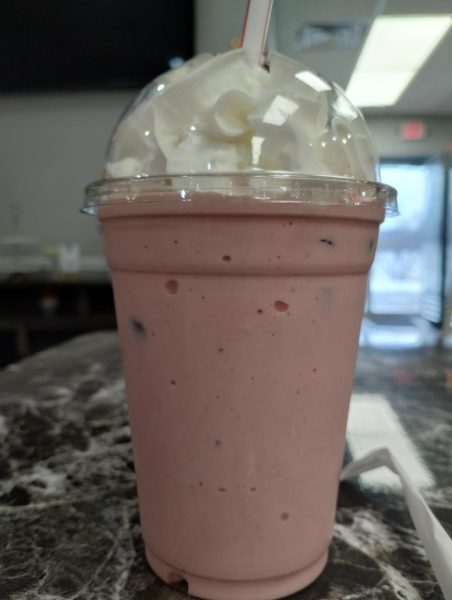 The roadrunner raspberry shake that mixed chocolate and raspberry delightfully